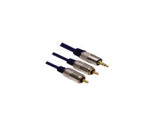 Cabo P2 Stereo X 2 RCA Profissional 3m