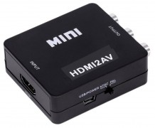 Mini conversor HDMI para AV 3rca