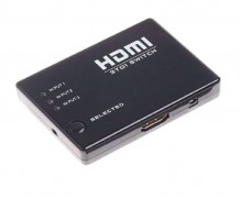 Switch HDMI 3 entradas 1 saída – sem controle remoto