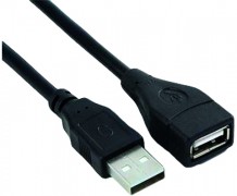 CABO USB A MACHO X A FÊMEA  2.0   1M